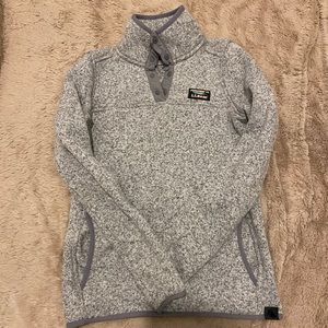 LLBean sweater fleece pullover.